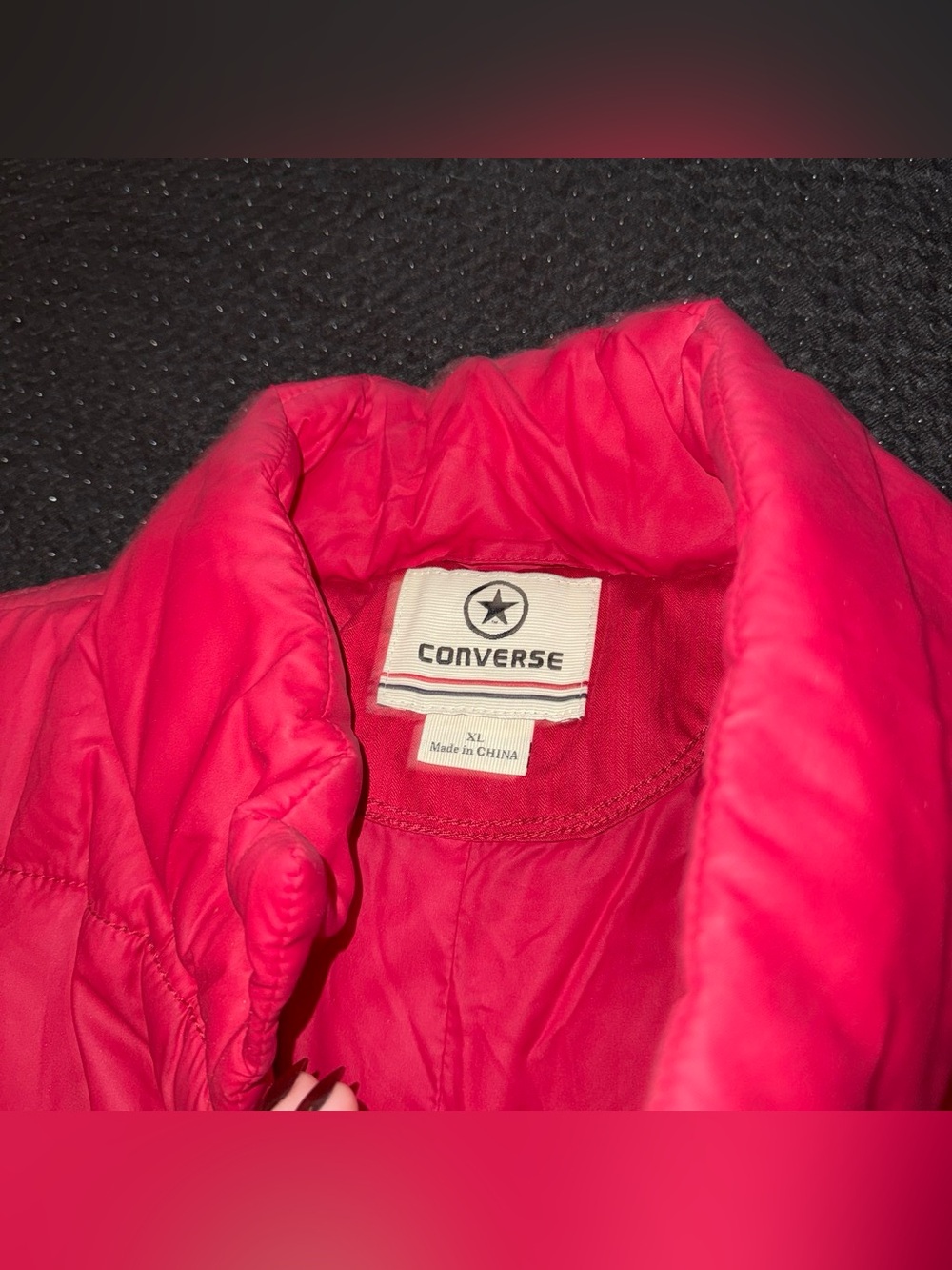 Converse Red Quilted Jacket